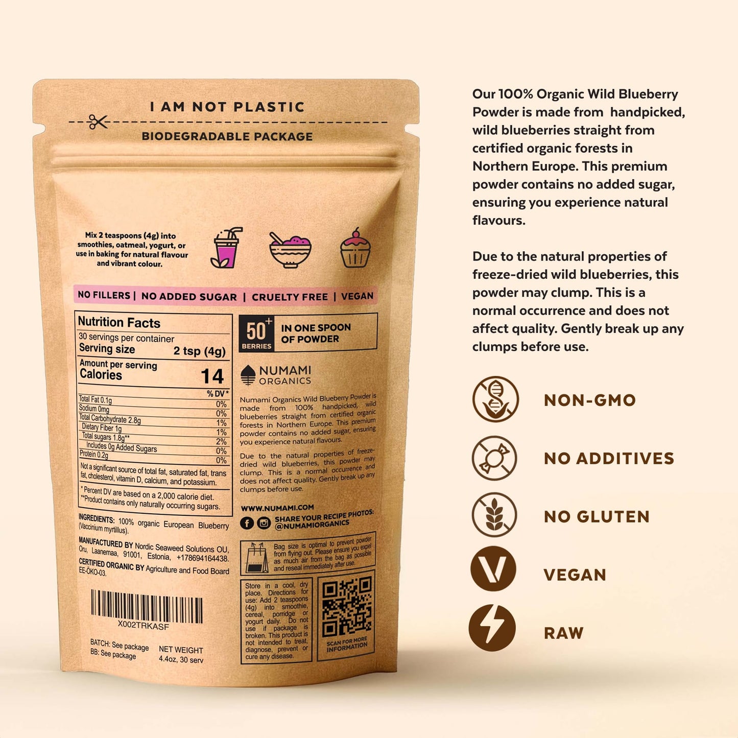 Organic Wild Blueberry Powder