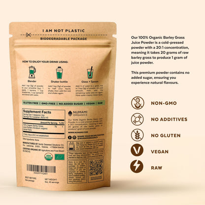 Organic Barley Grass Juice Powder
