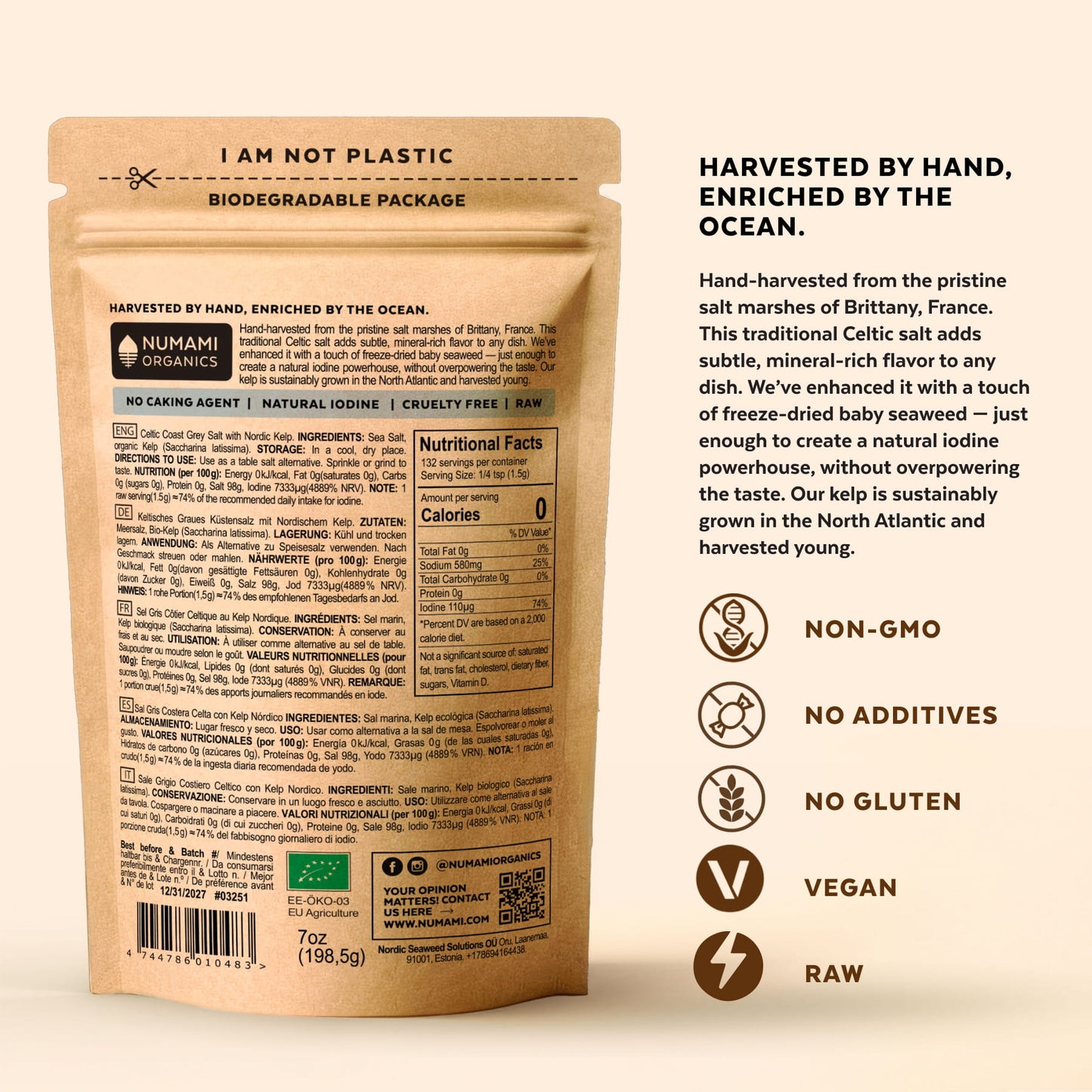 Celtic Coast Grey Salt With Iodine