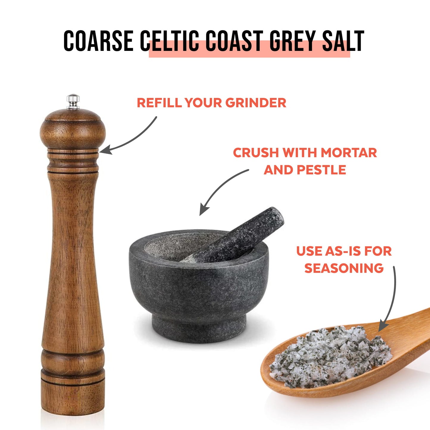 Celtic Coast Grey Salt With Iodine