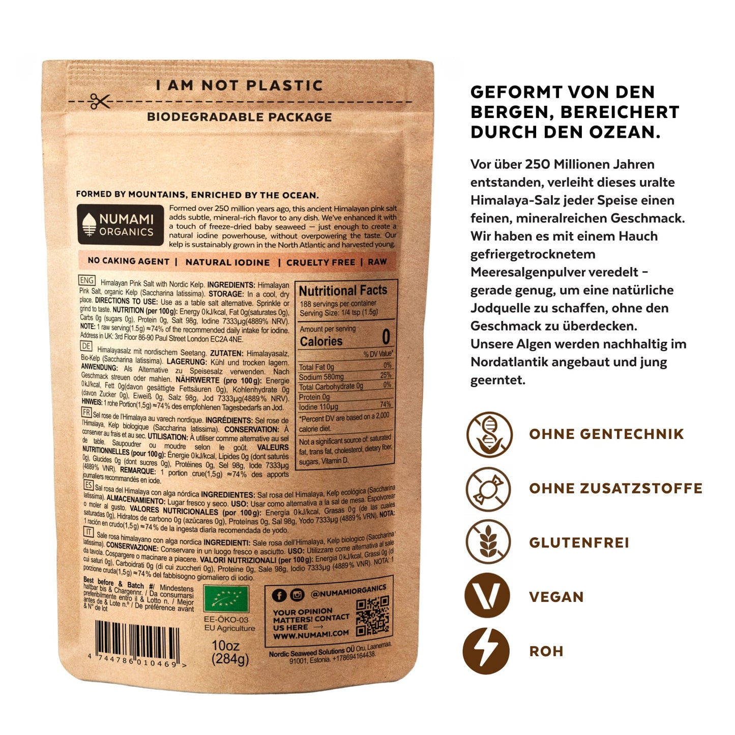 Himalayan Pink Salt With Iodine