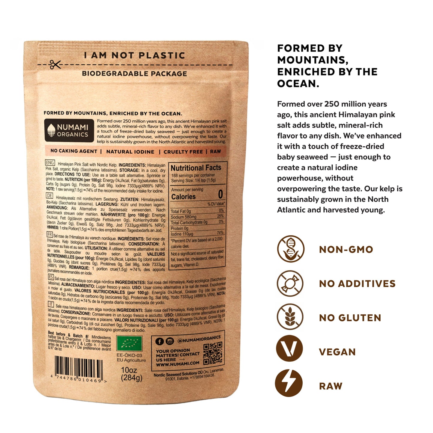 Himalayan Pink Salt With Iodine