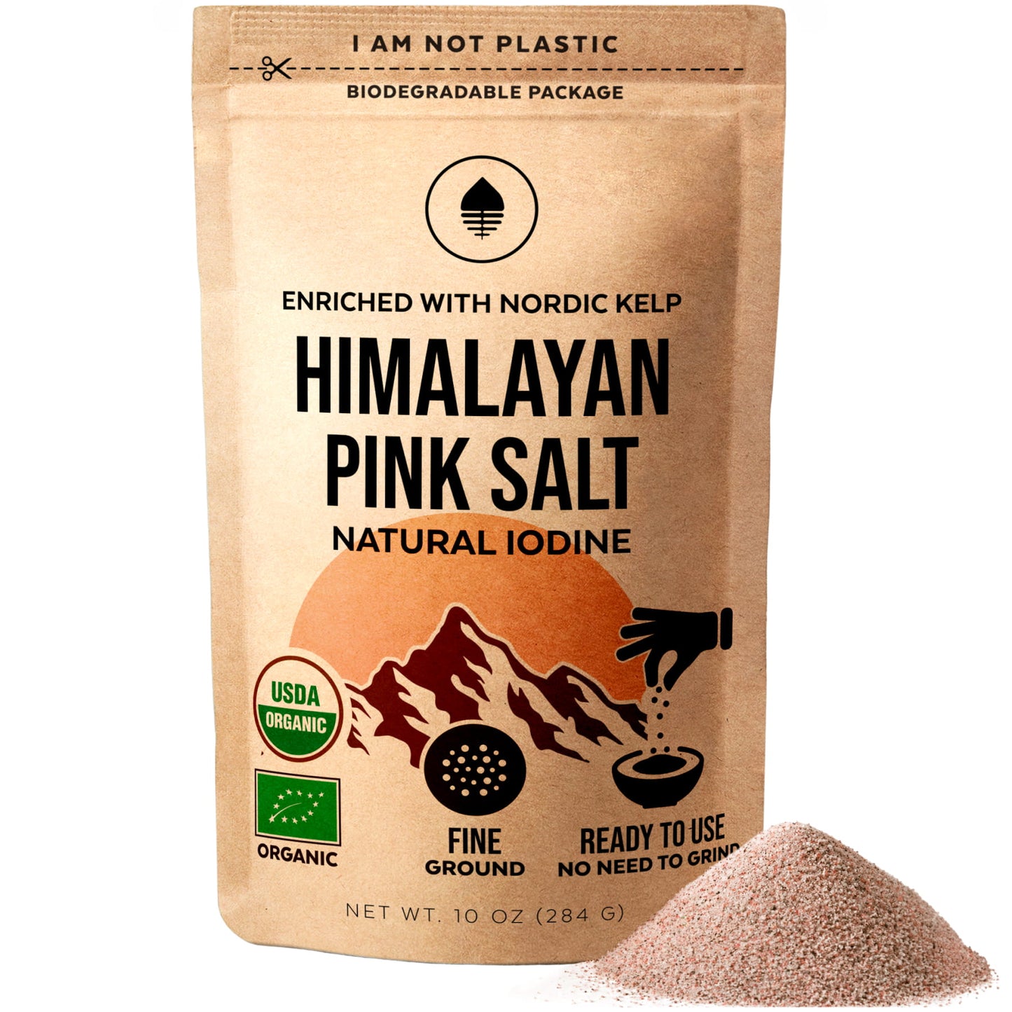 Himalayan Fine Pink Salt With Iodine