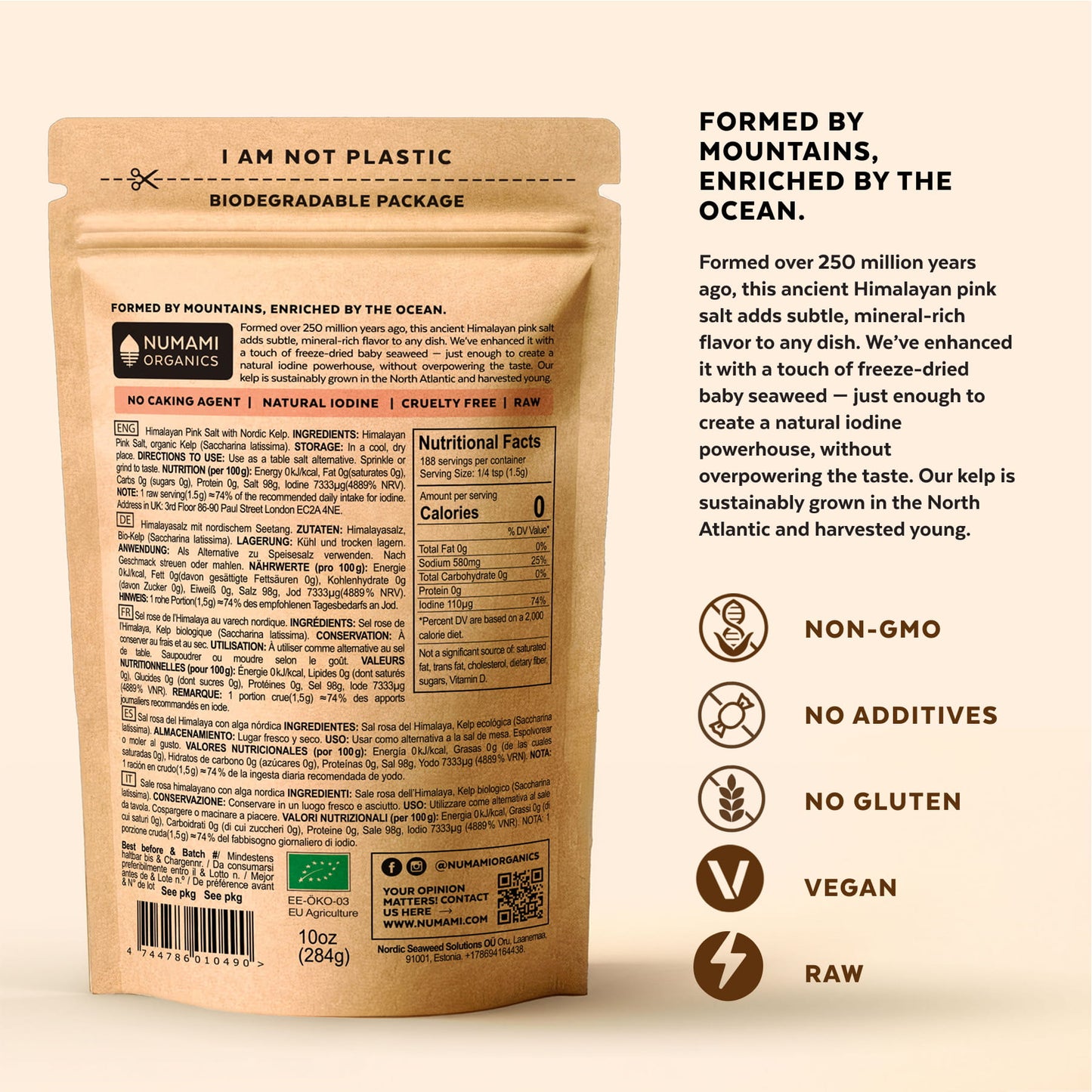 Himalayan Fine Pink Salt With Iodine